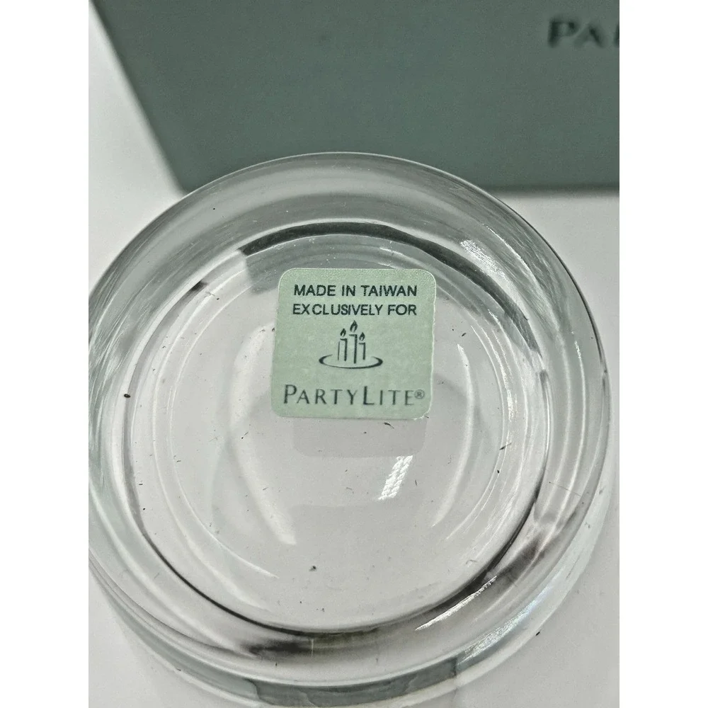 Partylite Versatility Votive Tealight Candle Holders Pair Fillable Glass Bottom - Picture 6 of 14